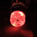 Foco Moto Bronx H4 3 Led Blanco/efecto Azul Y Rojo Aluminio