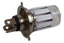 Foco Moto Bronx H4 3 Led Blanco/efecto Azul Y Rojo Aluminio
