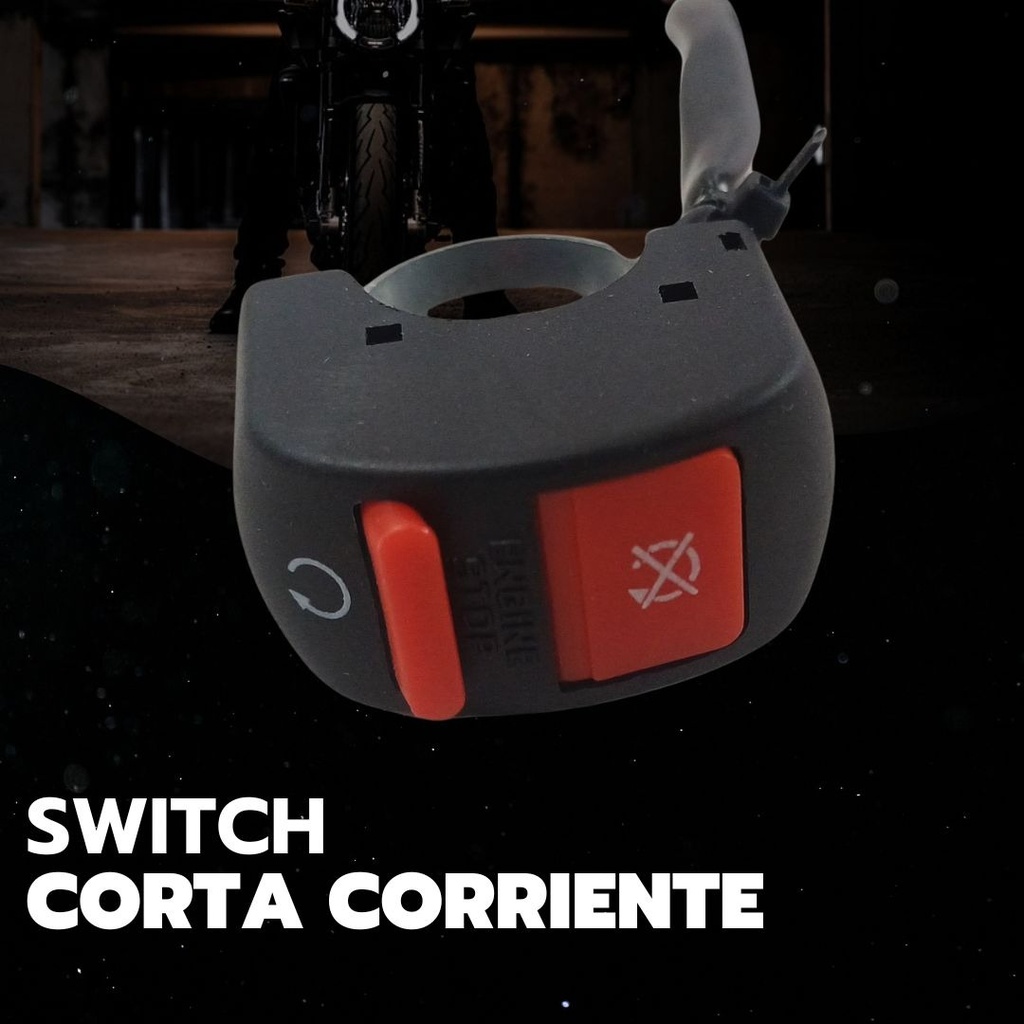 Switch Corta Corriente Para Motocicleta Universal  12v