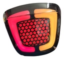 Luz De Freno Stop Motocicleta Con Direccionales Universal Ambos Lados Transparente