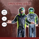 IMPERMEABLE CON PANTALON VERDE XL