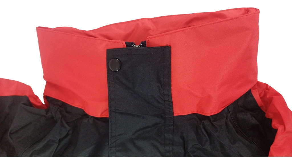 IMPERMEABLE CON PANTALON ROJO XL