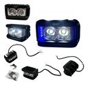 FARO AUXILIAR MOTO HYPERLED CON ALARMA LUZ AMARILLO 20W 4200L