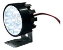 FARO MOTO MINI 9HYPERLED ESTROBO NEGRO 3" REDONDO