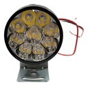 FARO MOTO MINI 9HYPERLED ESTROBO NEGRO 3" REDONDO