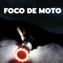FOCO DE MOTO BRONX HB20 LED CSP BICOLOR BLANCO/AZUL
