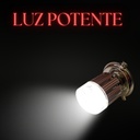Foco Moto Bronx H4 3 Led Blanco/efecto Azul Y Rojo Aluminio