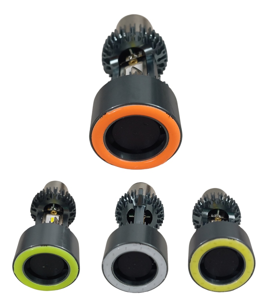 FOCO DE MOTO BRONX HB20 LED CSP BICOLOR BLANCO/ROJO