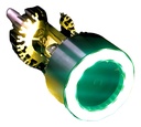 FOCO DE MOTO BRONX HB20 LED CSP BICOLOR BLANCO/VERDE CON VENTILADOR