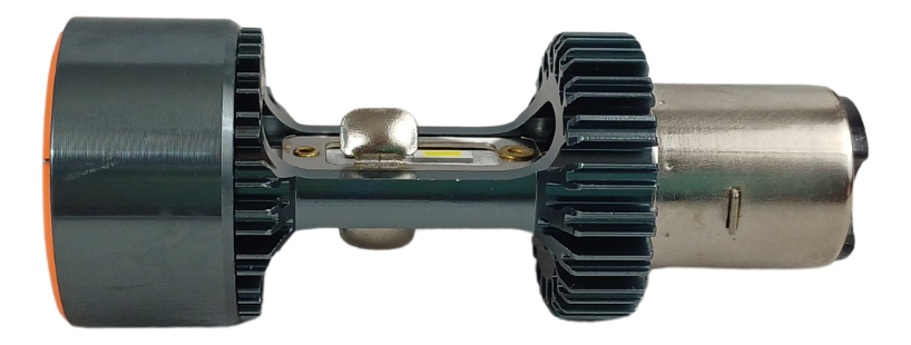 FOCO DE MOTO BRONX HB20 LED CSP BICOLOR BLANCO/VERDE CON VENTILADOR