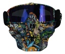 GOOGLES P/MOTO DIABLO ARMADO IR-800/190 LENTE AZUL