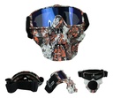 GOOGLES P/MOTO DIABLO ARMADO IR-800/72 LENTE AZUL