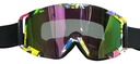 Goggles Para Moto Premium Diseño Multicolor Ajustables Lente Lila