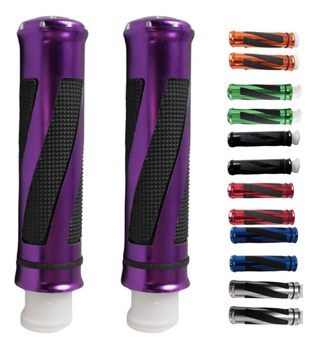 JUEGO DE PUÑOS MARCA MATSUMA ALUMINIO COLOR MORADO