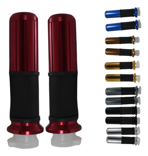 JUEGO DE PUÑOS UNIVERSALES MARCA MATSUMA ALUMINIO ROJO