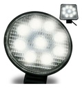 FARO 9 LED REDONDO 12V CASCARA ALUMINIO JGO/2PZ