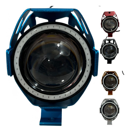 [ENFOB-3216-1652] FARO AUXILIAR AZUL HYPERLED LUPA ROJO ANGEL 6000K