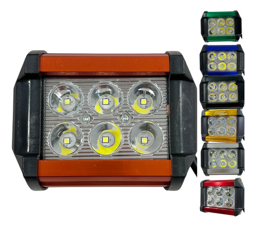 [ENFOB-3216-1817] FARO AUX HIPERLED 8-80V 18W 1200LM NARANJA