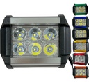 FARO AUX HIPERLED IR-1810 8-80V 18W 1200LM PLATA