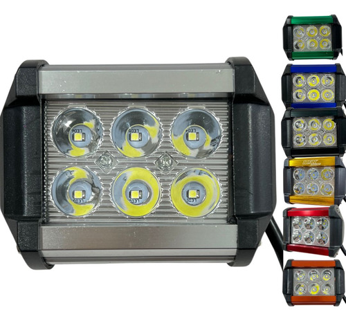 [ENFOB-3216-1815] FARO AUX HIPERLED IR-1810 8-80V 18W 1200LM PLATA