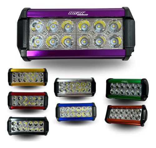 FARO AUX HIPERLED IR-1820 8-80V 36W 2400LM MORADO