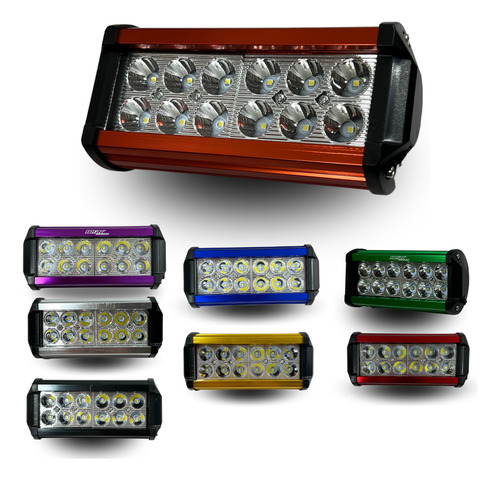 FARO AUX HIPERLED IR-1820 8-80V 36W 2400LM NARANJA