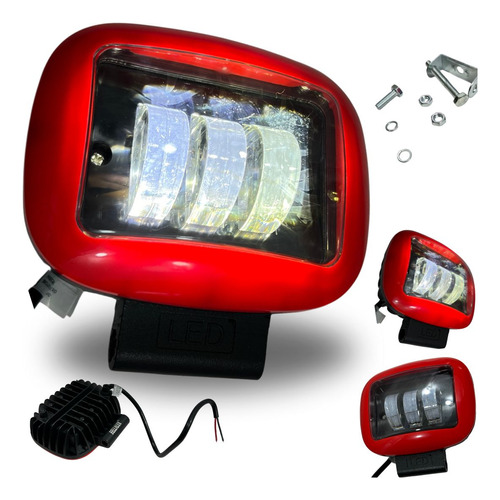 FARO AUX HIPERLED P/MOTO IR-C03R 12-80V 30W 3500LM