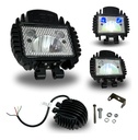 FARO AUX LED P/ATV OJO DIABLO/ANGEL 900LM AZUL/ROJ