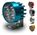 FARO AUX LEDS P/MOTO IR1570 8-80V 4W AZUL