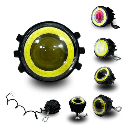 FARO AUXILIAR HYPERLED MOTO OJO DE ANGEL 12-80V 12W 1500LM