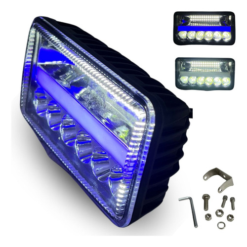 FARO AUX. HYPER 12LED OJO ANGEL AZUL 36W 400LM