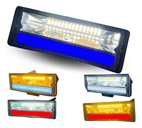 FARO AUX. HYPER 18LED BI-COLOR OJO ANGEL AZUL 3800