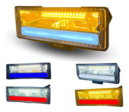 FARO AUX. HYPER 18LED BI-COLOR OJO ANGEL BCO 3800