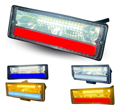 FARO AUX. HYPER 18LED BI-COLOR OJO ANGEL ROJO 3800