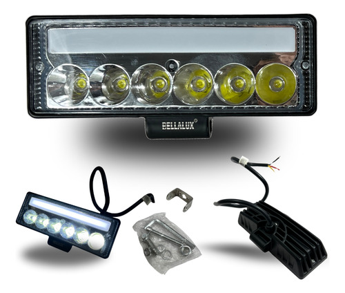 FARO AUX. HYPER 6LED OJO ANGEL BCO 18W 2500LM