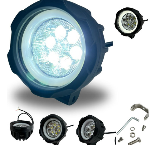 FARO AUX. HYPER 6LED OJO ANGEL BLANCO 30W 4200LM