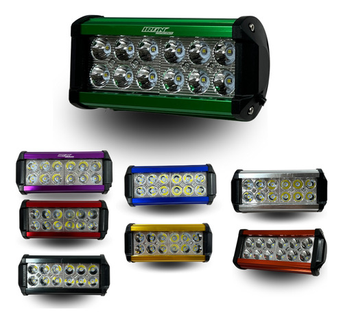 FARO AUX. HYPERLED 36W 6000K 2400LM VERDE