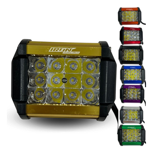 FARO AUX. HYPERLED 36W 7000K 2400LM DORADO
