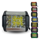 FARO AUX. HYPERLED 36W 7000K 2400LM PLATA