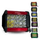 FARO AUX. HYPERLED 36W 7000K 2400LM ROJO