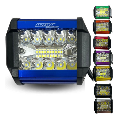 FARO AUX. HYPERLED 60W 7000K 4000LM AZUL