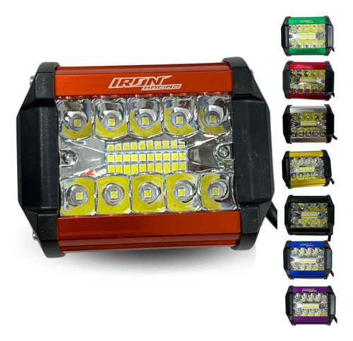 FARO AUX. HYPERLED 60W 7000K 4000LM NARANJA