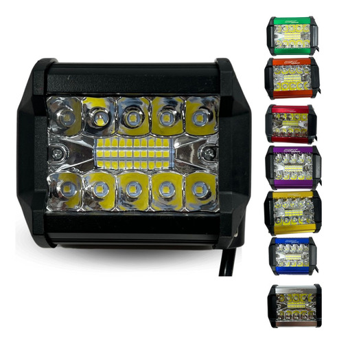 FARO AUX. HYPERLED 60W 7000K 4000LM NEGRO