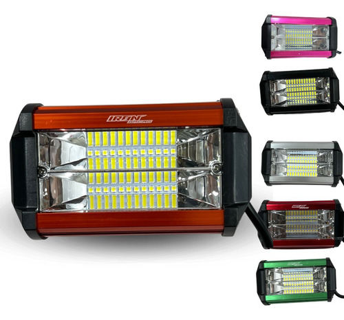 FARO AUX. HYPERLED 72W 7000K 4800LM NARANJA
