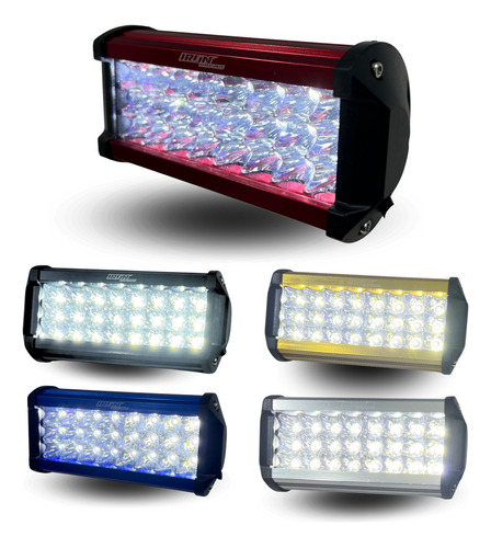 FARO AUX. HYPERLED 72W 7000K 4800LM ROJO IR-1860