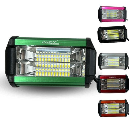 FARO AUX. HYPERLED 72W 7000K 4800LM VERDE