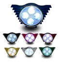 FARO AUX. HYPERLED AZUL 8-80V 4W 200LM