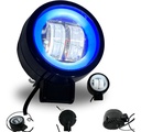 FARO AUX. HYPERLED OJO ANGEL AZUL 20W 2500LM