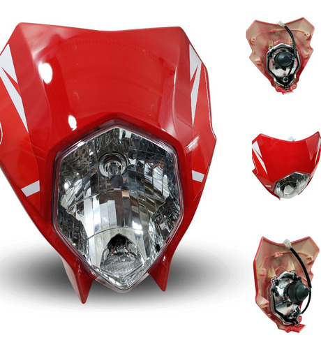 FARO COMPLETO DM150 ROJO