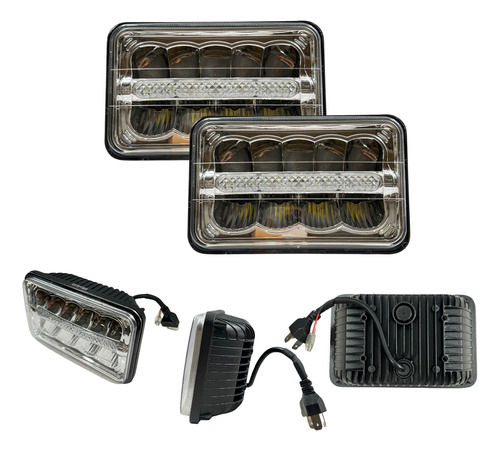 FARO JGO 5" DEL. CUADRADO LED 4800*2LM